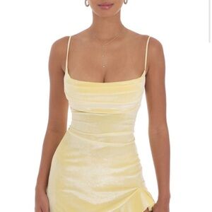 Elegant Yellow Dress Brand New